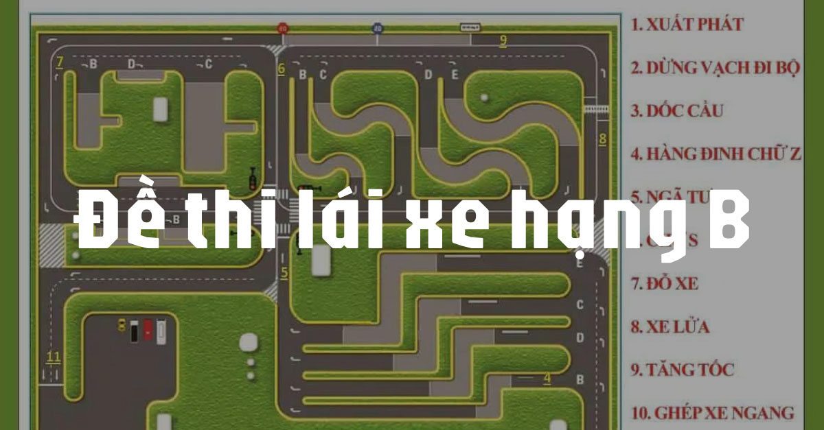 Đề thi lái xe hạng B