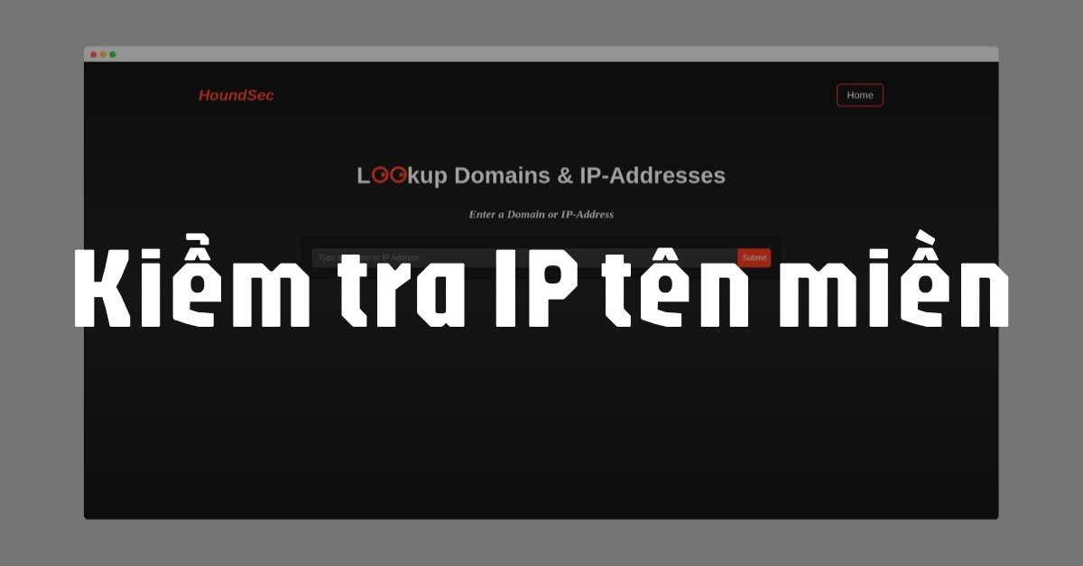 Kiểm tra IP tên miền