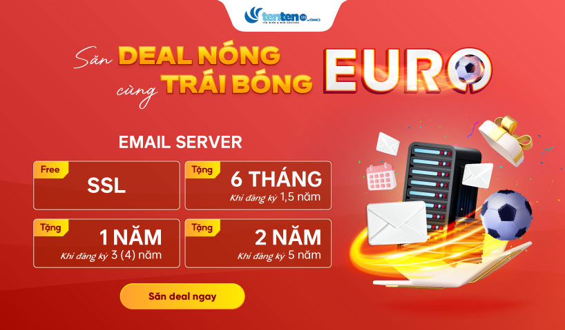 Mã giảm giá SSL tiêu chuẩn quốc tế khi đăng ký Email Server