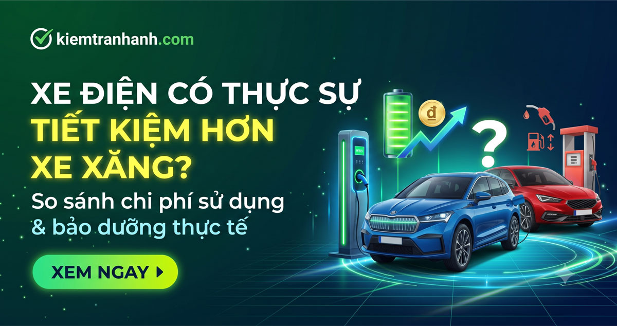 Xe điện có thực sự tiết kiệm hơn xe xăng không?. Xe điện có thực sự tiết kiệm hơn xe xăng? Cùng so sánh chi phí năng lượng, bảo dưỡng, pin, sửa chữa và tổng chi phí sử dụng để chọn xe phù hợp.