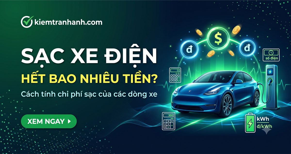 Sạc xe điện hết bao nhiêu tiền? Cách tính chi phí sạc. Sạc xe điện hết bao nhiêu tiền? Tìm hiểu cách tính chi phí sạc xe điện tại nhà, trạm công cộng, công thức tính tiền điện và mẹo tiết kiệm chi phí.