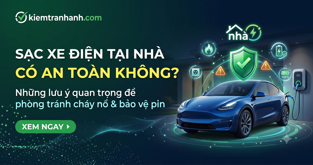 Sạc Xe Điện Tại Nhà Có An Toàn Không? 10 Lưu Ý Quan Trọng. Sạc xe điện tại nhà có an toàn không? Tìm hiểu cách sạc xe điện đúng cách, phòng tránh cháy nổ, bảo vệ pin và những lưu ý quan trọng khi sử dụng.
