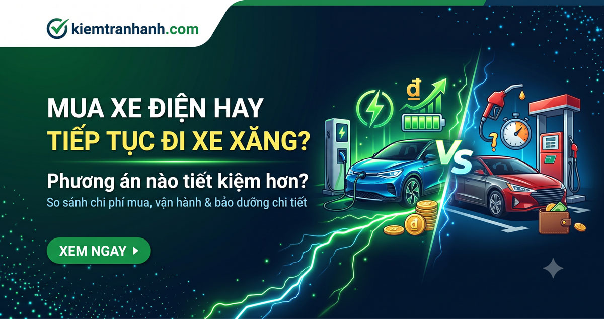 Mua Xe Điện Hay Xe Xăng? So Sánh Chi Phí Thực Tế