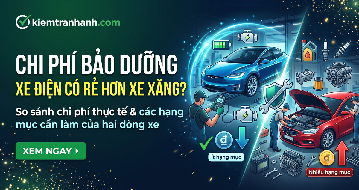 Chi Phí Bảo Dưỡng Xe Điện Có Rẻ Hơn Xe Xăng Không?