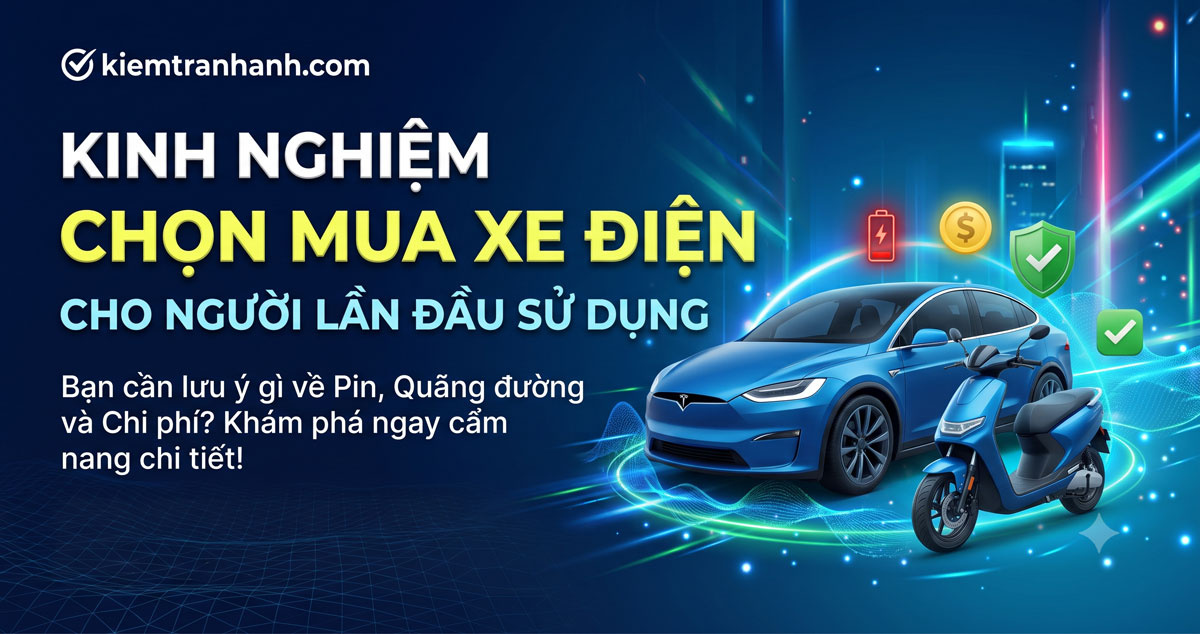 Kinh Nghiệm Chọn Mua Xe Điện Cho Người Mới Sử Dụng