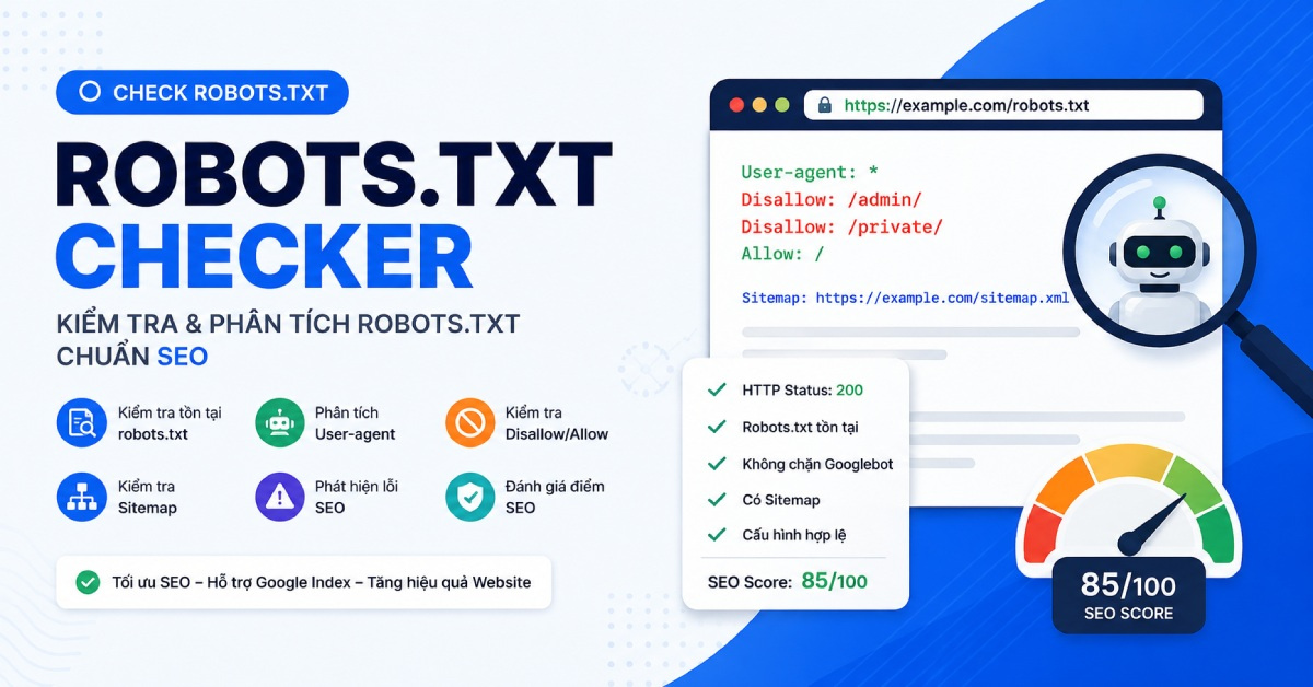 Kiểm Tra Robots.txt