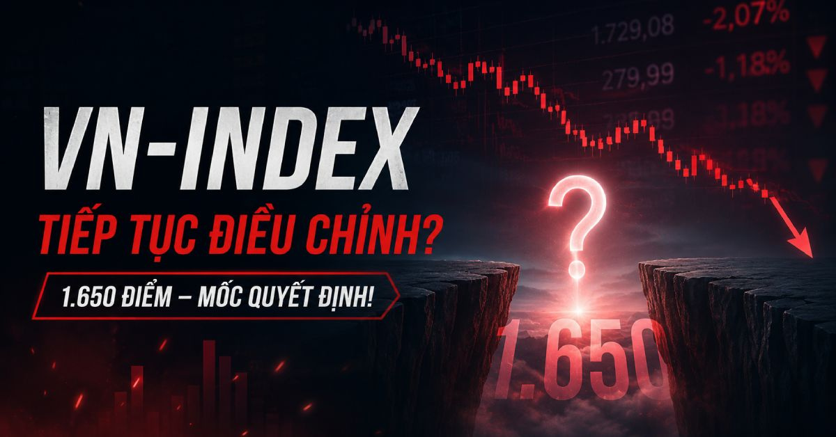 Nhận định chứng khoán 17/08/2026: VN-Index tiếp tục điều chỉnh. Nhận định thị trường chứng khoán 17/08/2026: VN-Index tiếp tục điều chỉnh, vùng 1.650 điểm là hỗ trợ quan trọng. Cập nhật phân tích kỹ thuật và chiến lược giao dịch.
