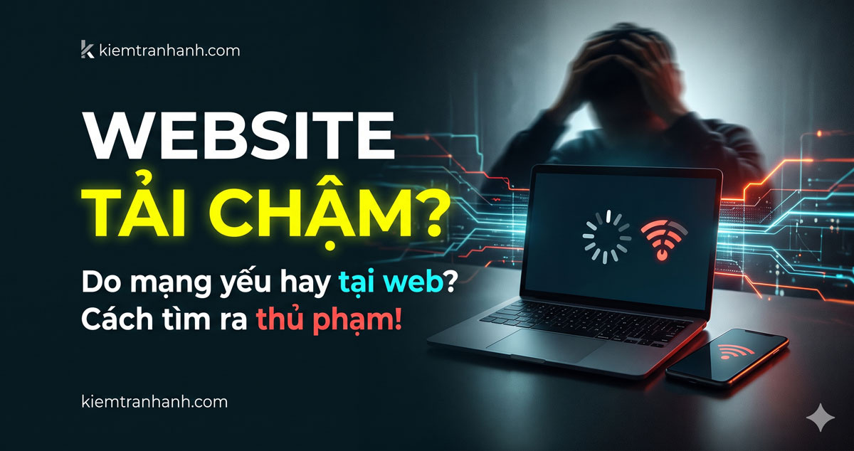 Website Tải Chậm: Cách Xác Định Nguyên Nhân Từ Kết Nối Mạng