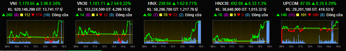 Thị trường chứng khoán ngày 31-01-2024.