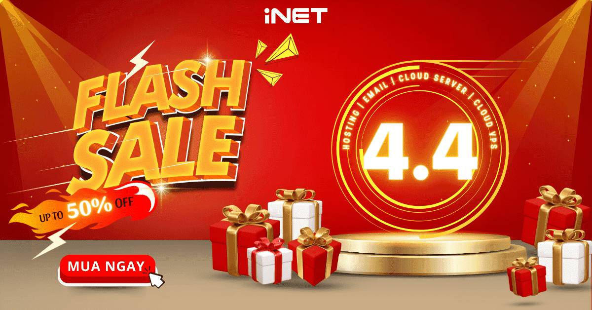 Khuyến mãi hosting xin thông báo đến Quý khách hàng về chương trình Flash Sale 4.4
