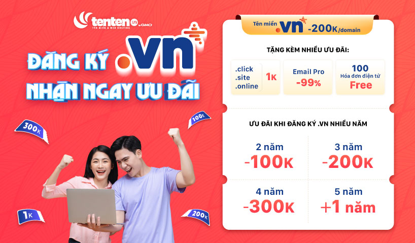 Mã giảm giá tên miền.