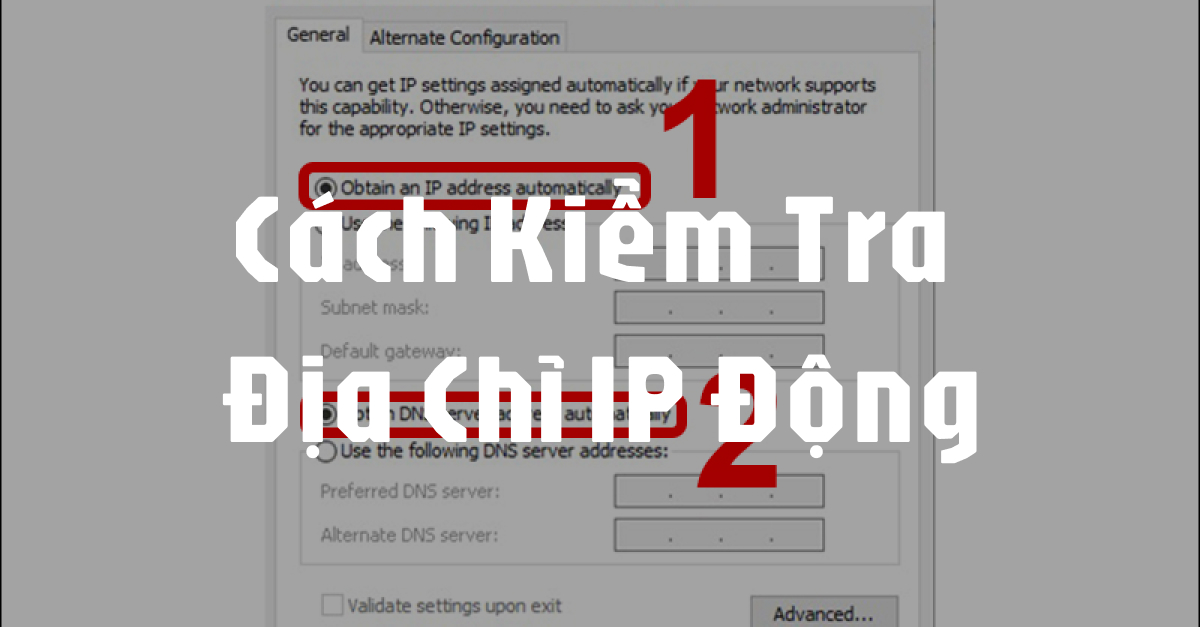 Làm thế nào để check IP tĩnh và IP động?