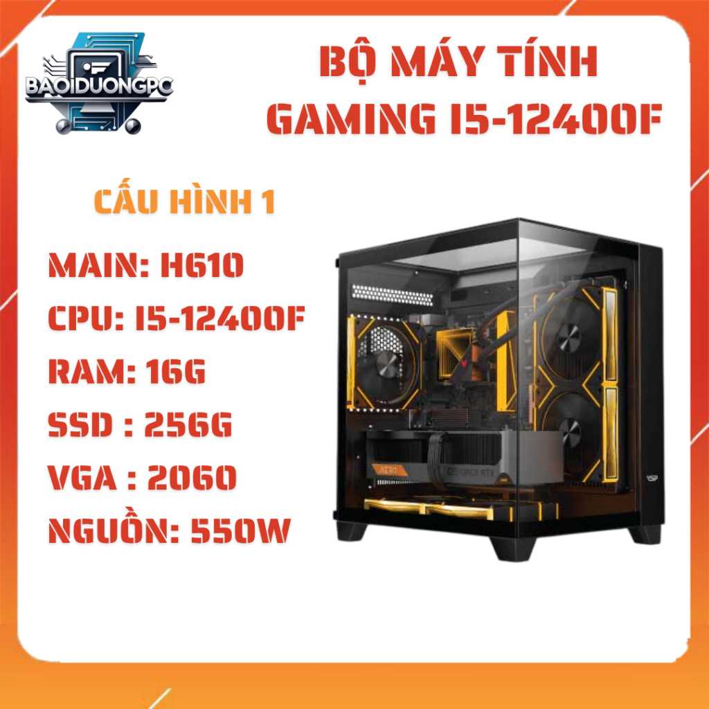 Bộ Máy Tính Gaming i5-12400F Cực Mạnh Giá Rẻ Chính Hãng | Hiệu Năng Cao
