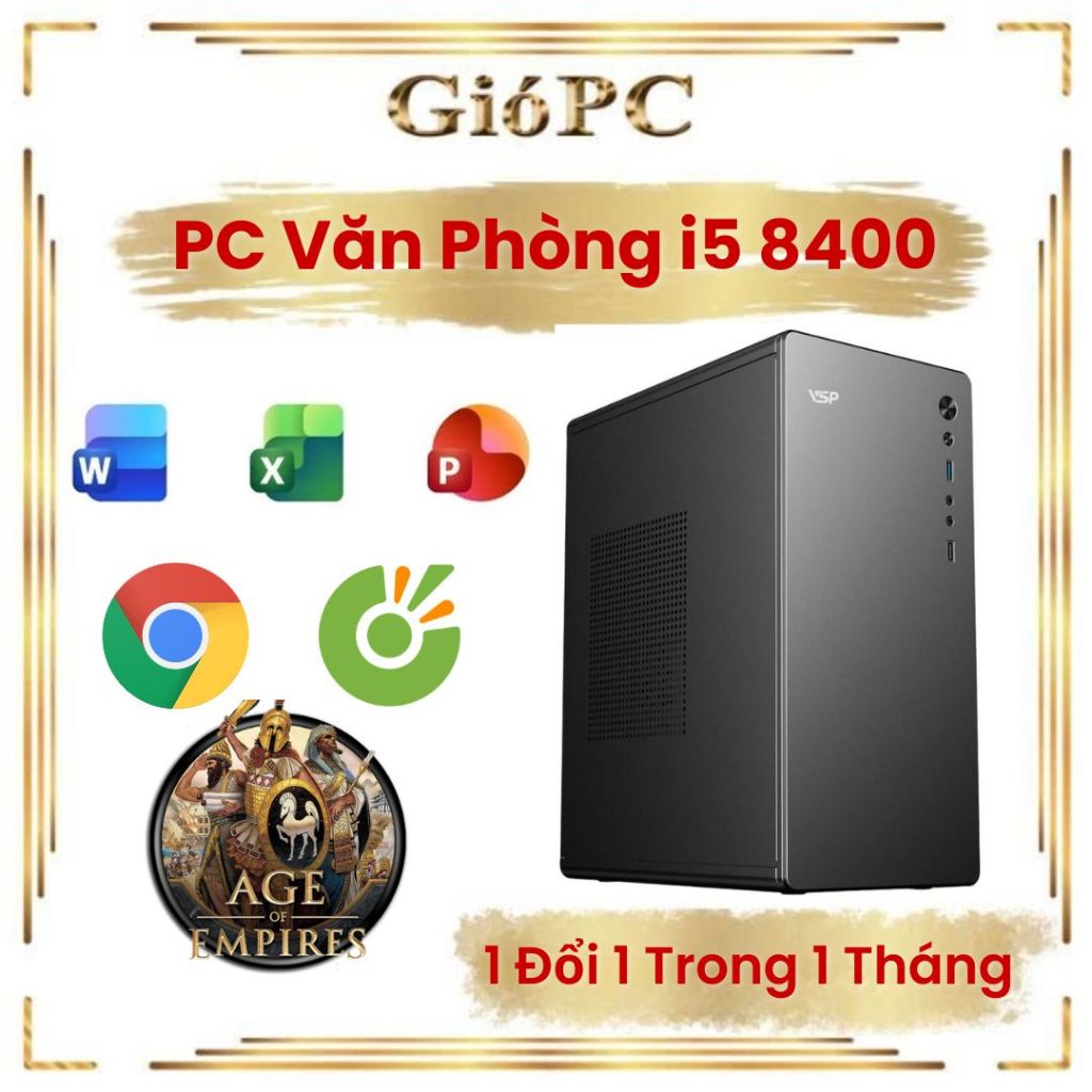 Bộ PC Văn Phòng i5 8400 Chính Hãng Giá Rẻ Hiệu Năng Cao