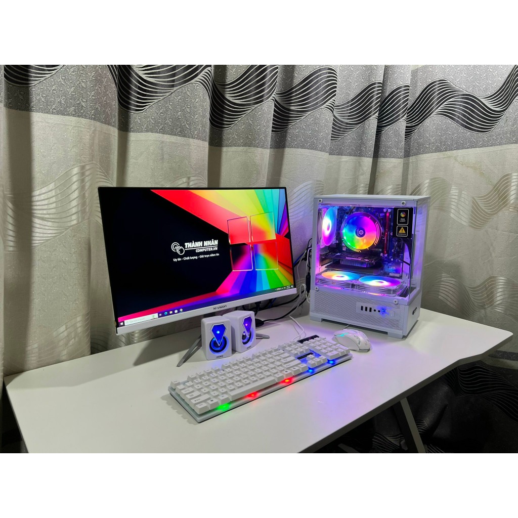 PC Gaming Intel Xeon E5 2676 V3 RAM 32GB SSD 256GB RX 550 4GB Giá Rẻ