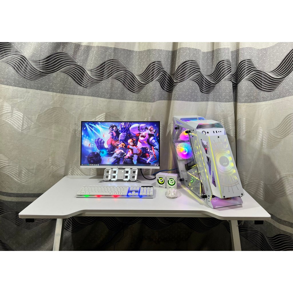 PC Gaming E5 2676 V3 RAM 32GB SSD 256GB RX 550 4GB Kèm Màn Hình Giá Rẻ