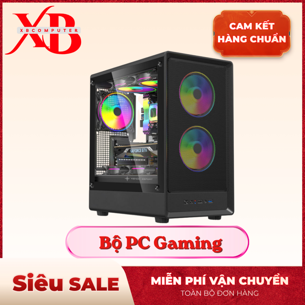 PC Gaming i5 11400F H510 RTX 2060 Giá Rẻ Chiến Game Mạnh Mẽ