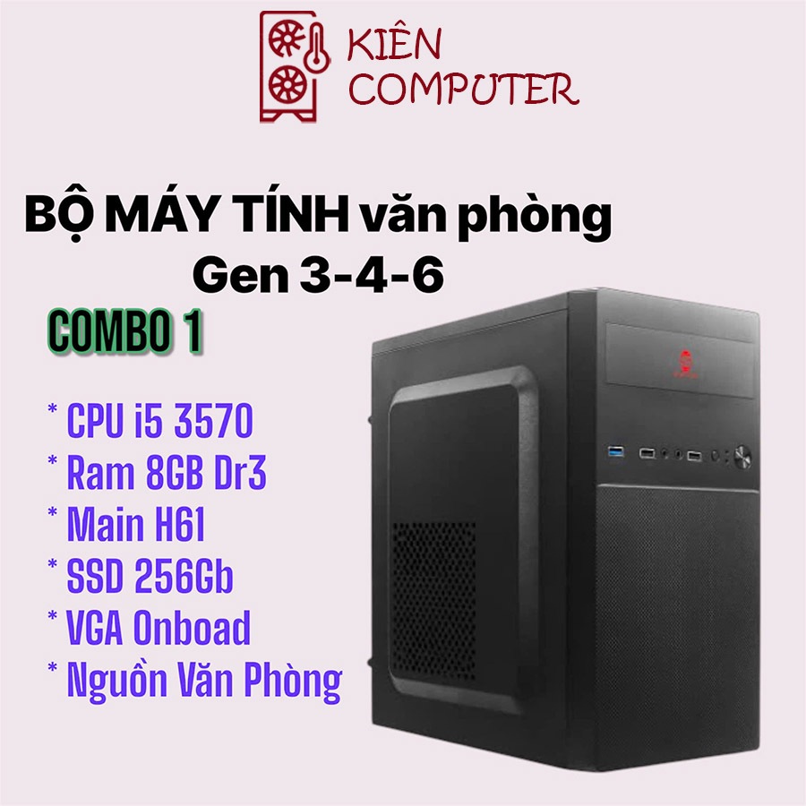 PC Văn Phòng CPU i5 4590 RAM 8GB SSD 250GB Giá Rẻ Chính Hãng