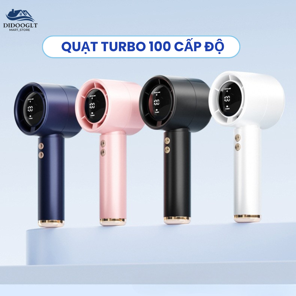 Quạt Cầm Tay Mini 10000mAh DIDOOGLT 5 Tốc Độ Gió Nhỏ Gọn Giá Rẻ