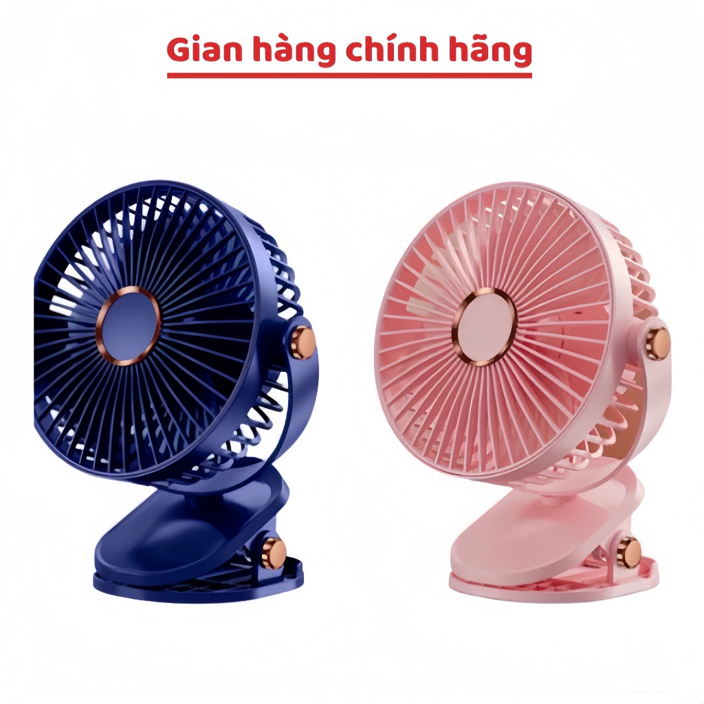 Quạt Mini Để Bàn Tích Điện GOLDSUN Pin 5000mAh 10000mAh Giá Rẻ