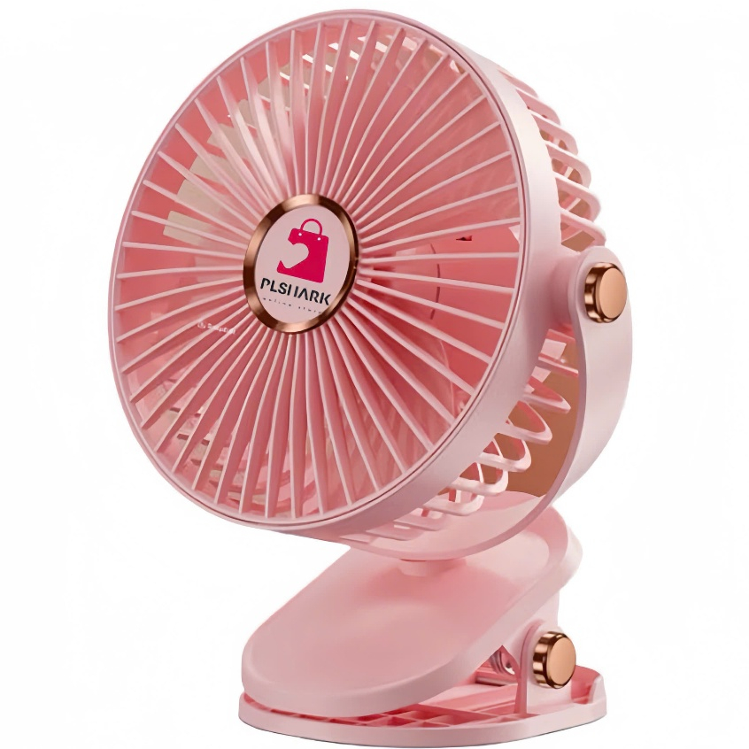 Quạt Tích Điện PTLUXURY Kẹp Bàn Mini Chính Hãng Giá Rẻ