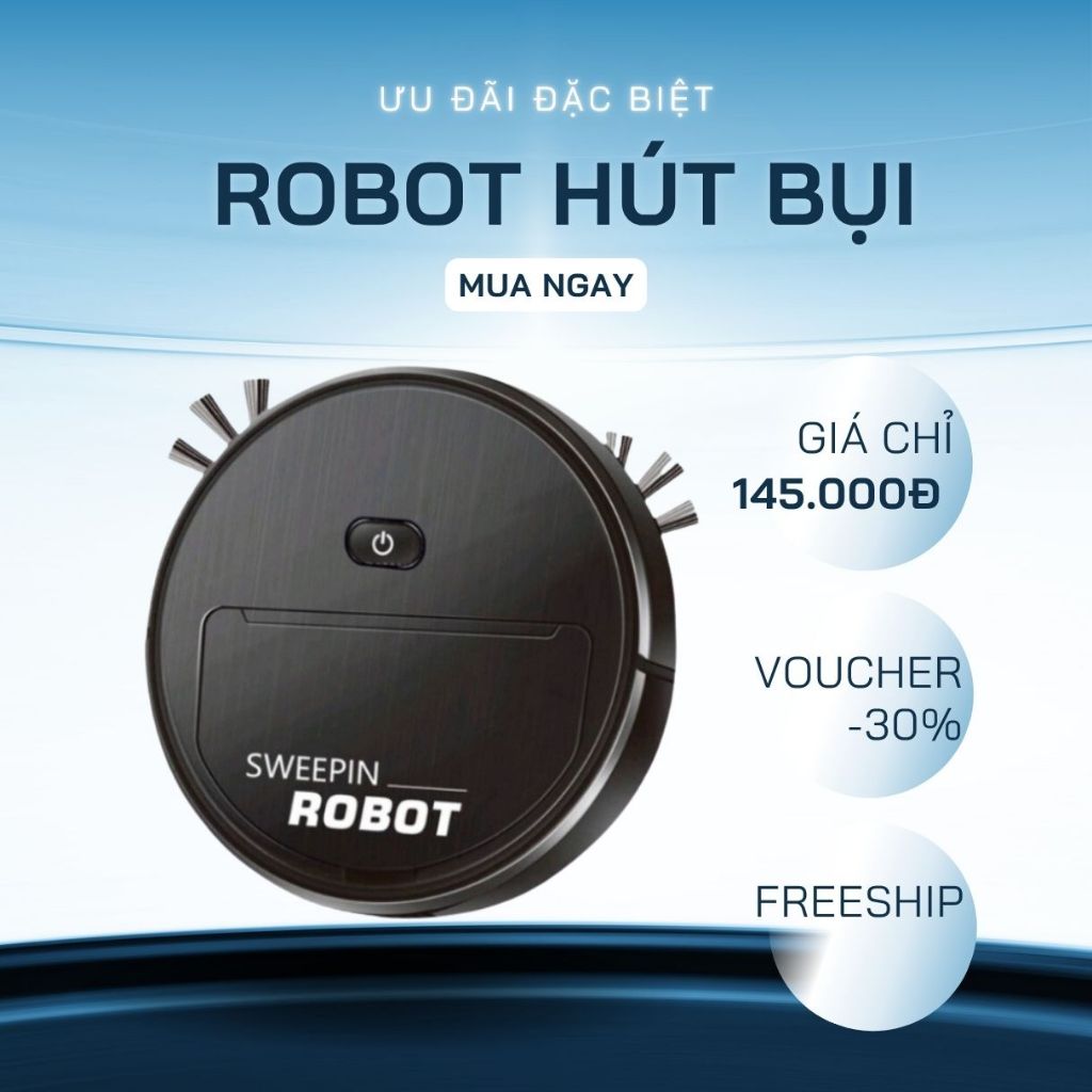 Robot Hút Bụi Lau Nhà Thông Minh SWEEPIN Giá Rẻ Chính Hãng | So Sánh Giá Shopee