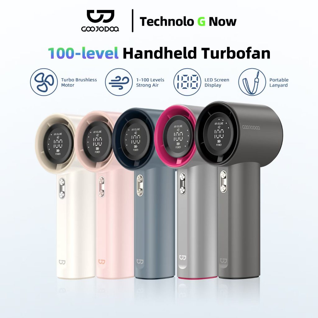 Quạt Turbo Jet 3600mAh Giá Rẻ Chính Hãng - Gió Mạnh, Cầm Tay Tiện Lợi